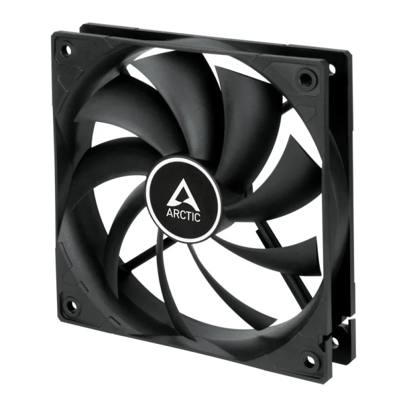 ARCTIC F - 120mm PWM fan, 53 CFM Airflow, 230 - 1350 RPM, Black Color - Featured Image