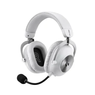 Logitech PRO X3 LIGHTSPEED - Gaming headset, Wireless, Microphone, 20Hz-20kHz, White Color