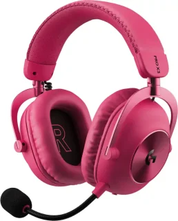 Logitech PRO X3 LIGHTSPEED - Gaming headset, Wireless, Microphone, 20Hz-20kHz, Pink Color