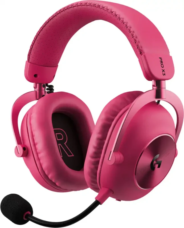 Logitech PRO X3 LIGHTSPEED - Gaming headset, Wireless, Microphone, 20Hz-20kHz, Pink Color - Featured Image