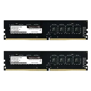 TEAMGROUP Elite 16 GB - 2 x 8GB, DDR4 288-pin DIMM, 2400MT/s, CL16, Black color