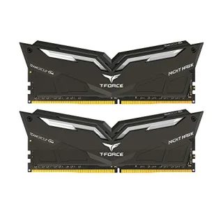 TEAMGROUP T-Force / Night Hawk 16 GB - 2 x 8GB, DDR4 288-pin DIMM, 3200MT/s, CL16, Black / Blue color