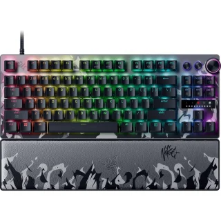 Razer Huntsman V3 Pro 8KHz - Gaming Wired Keyboard, Razer Analog Optical Switch Gen-2 Switches, RGB Backlit, Tenkeyless, Silver / Black Color
