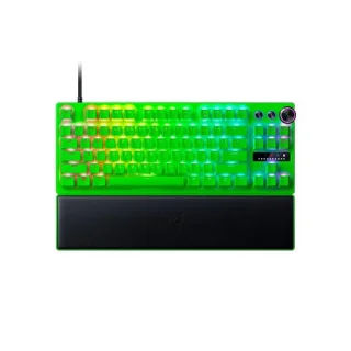 Razer Huntsman V3 Pro 8KHz - Gaming Wired Keyboard, Razer Analog Optical Switch Gen-2 Switches, RGB Backlit, Tenkeyless, Green / Black Color