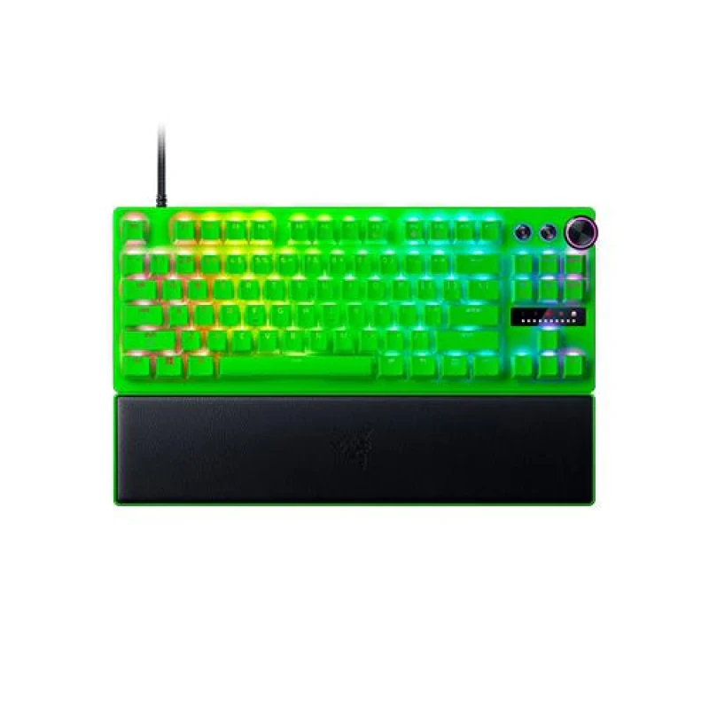 Razer Huntsman V3 Pro 8KHz - Gaming Wired Keyboard, Razer Analog Optical Switch Gen-2 Switches, RGB Backlit, Tenkeyless, Green / Black Color - Featured Image