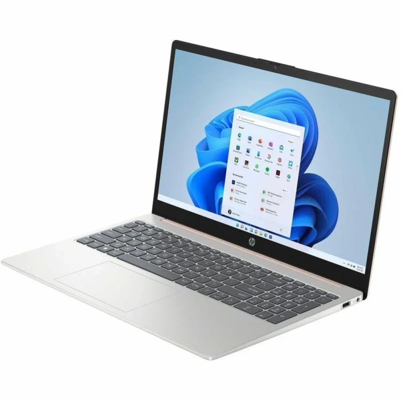 HP 15-fd0537nr DM9U3UA#ABA Laptop - Intel Processor N100, Intel UHD Graphics, 4GB RAM, 128GB UFS Storage, 15.6" Display, Wi-Fi 6, Webcam, Windows 11 Home, Pale Rose Gold - Featured Image