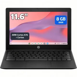 HP Fortis G1m BV0X0UT#ABA Rugged Chromebook - MediaTek Kompanio Processor (Cortex-A76/A55), 8GB RAM, 64GB Flash Storage, 11.6" Display, Wi-Fi 6, Webcam, Up to 16-Hour Battery, ChromeOS