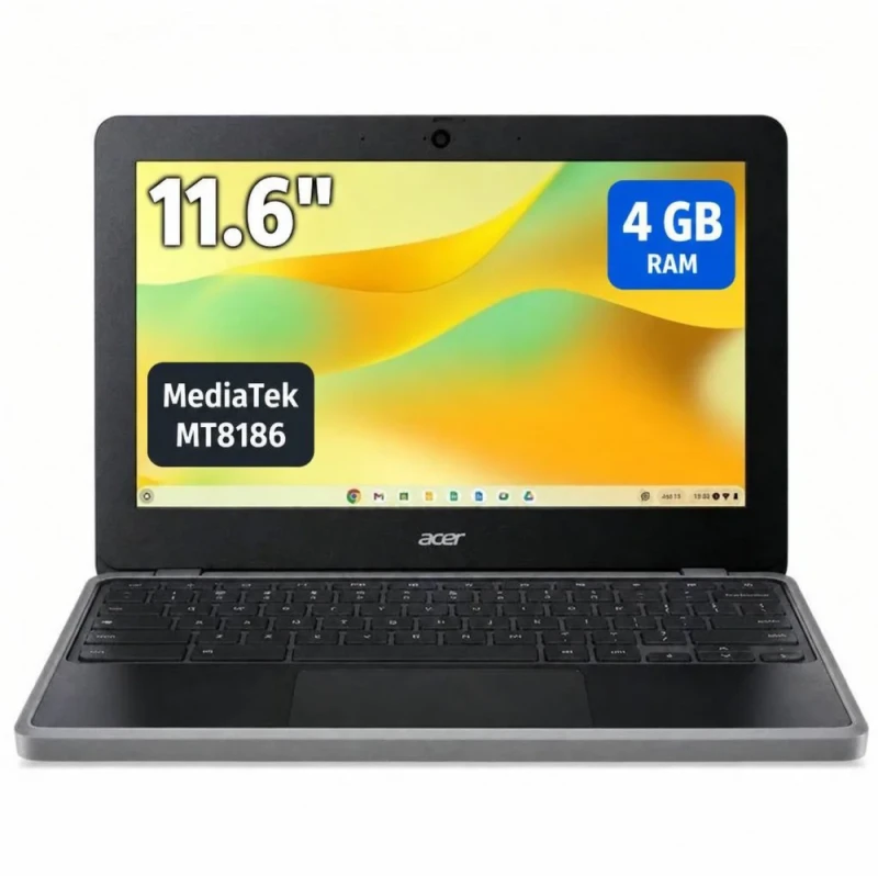 Acer Chromebook 311 C723-K3P3 - MediaTek Kompanio 520 (MT8186), ARM Mali-G52 Graphics, 4GB RAM, 32GB eMMC Storage, 11.6" HD 1366x768 Display, ChromeOS, Black - Featured Image