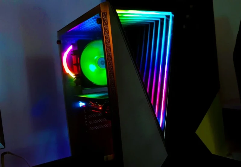 Kolink Void RGB midi-tower, black with window - Gallery Image