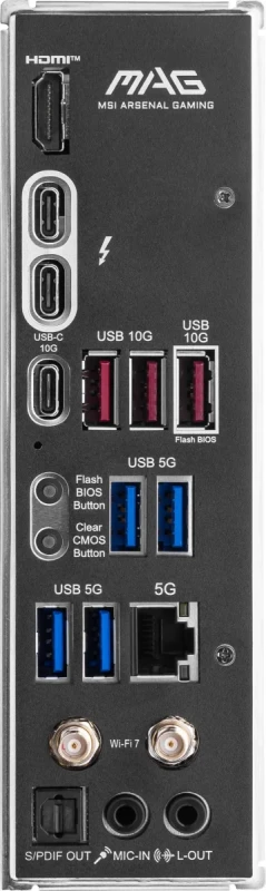 MSI MAG Z890 TOMAHAWK WIFI LGA 1851 Intel Z890 ATX Motherboard - Image 6