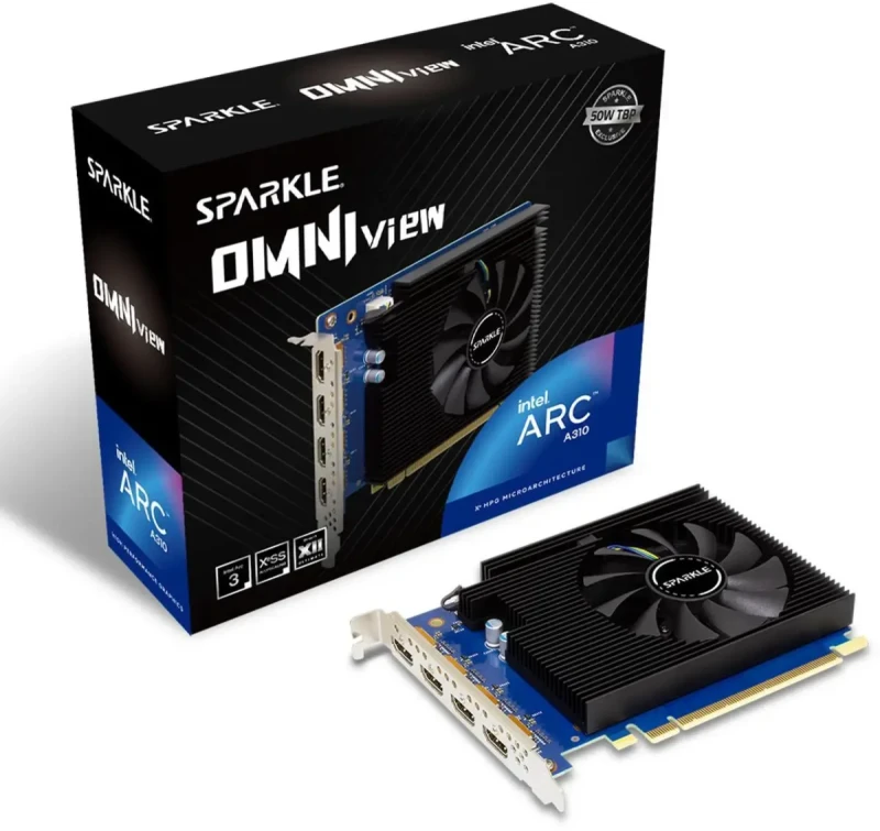 SPARKLE Arc A310 4GB GDDR6 PCI Express 4.0 x8 ATX Video Card SA310F-4G - Image 4