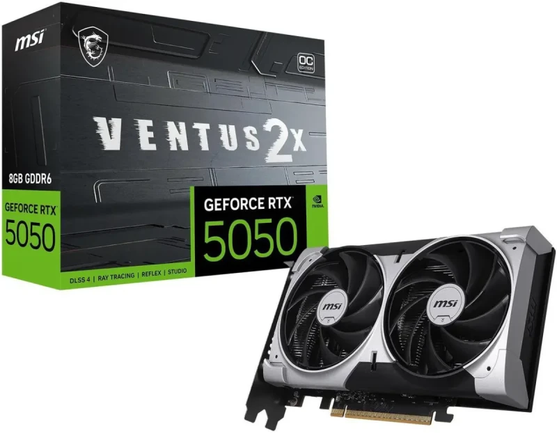 MSI Ventus GeForce RTX 5050 8GB GDDR6 PCI Express 5.0 Graphics Card RTX 5050 8G VENTUS 2X OC - Image 11