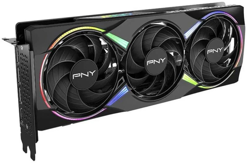 PNY ARGB OC GeForce RTX 5060 Ti 16GB 128-Bit GDDR7 DLSS 4.0 PCI Express 5.0 x8 Graphics Card RTX 5060 Ti 16GB Triple Fan ARGB OC VCG5060T16TFXXPB1-O - Image 3