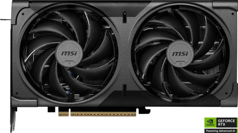 MSI Ventus GeForce RTX 5070 12GB GDDR7 PCI Express 5.0 ATX Video Card RTX 5070 12G VENTUS 2X OC BLACK - Image 2