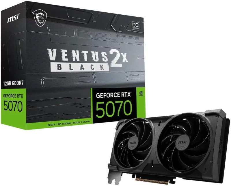 MSI Ventus GeForce RTX 5070 12GB GDDR7 PCI Express 5.0 ATX Video Card RTX 5070 12G VENTUS 2X OC BLACK - Image 12