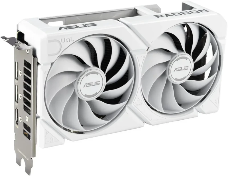ASUS Dual Radeon RX 9060 XT 16GB GDDR6 PCI Express 5.0 x16 ATX Graphics Card DUAL-RX9060XT-16G-WHITE - Image 3