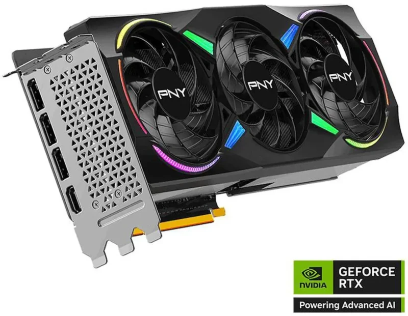 PNY ARGB GeForce  RTX5070 Ti ARGB EPIC-X RGB Triple Fan, PCI Express 5.0 x16, DLSS 4.0, 16GB 256-Bit GDDR7 RTX 5070 T i Graphics Card VCG5070T16TFXXPB1-O - Image 2
