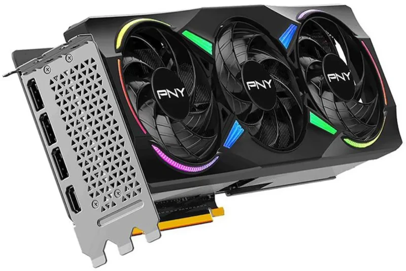 PNY ARGB GeForce  RTX5070 Ti ARGB EPIC-X RGB Triple Fan, PCI Express 5.0 x16, DLSS 4.0, 16GB 256-Bit GDDR7 RTX 5070 T i Graphics Card VCG5070T16TFXXPB1-O - Image 3