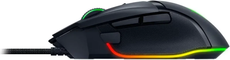Razer Basilisk V3 Customizable Ergonomic Gaming Mouse: Fastest Gaming Mouse Switch - Chroma RGB Lighting - 26K DPI Optical Sensor - 11 Programmable Buttons - HyperScroll Tilt Wheel - Classic Black - Image 4