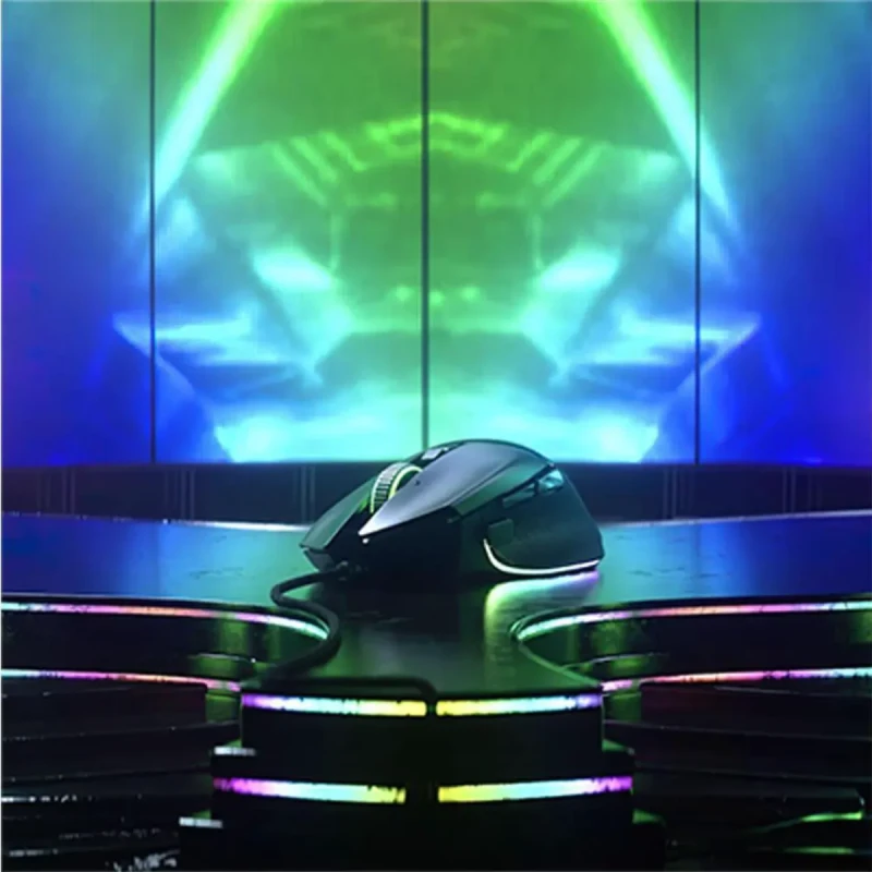 Razer Basilisk V3 Customizable Ergonomic Gaming Mouse: Fastest Gaming Mouse Switch - Chroma RGB Lighting - 26K DPI Optical Sensor - 11 Programmable Buttons - HyperScroll Tilt Wheel - Classic Black - Image 6