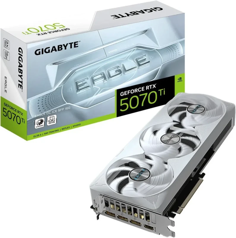 GIGABYTE Eagle GeForce RTX 5070 Ti 16GB GDDR7 PCI Express 5.0 ATX Graphics Card GV-N507TEAGLEOC ICE-16GD - Image 8