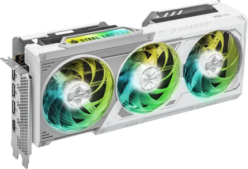 ASRock STEEL LEGEND Arc B580 12GB GDDR6 PCI Express 4.0 x8 ATX Graphics Card B580 SL 12GO - Image 2