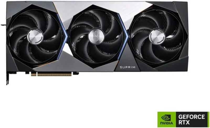 MSI Suprim GeForce RTX 5090 32GB GDDR7 PCI Express 5.0 Graphics Card RTX 5090 32G SUPRIM SOC - Image 2