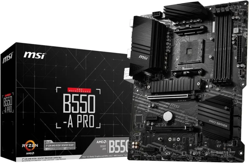 MSI PRO B550-A PRO AM4 AMD B550 USB 3.0 ATX AMD Motherboard - Image 9