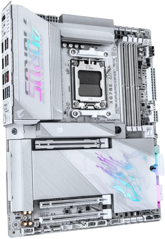 GIGABYTE X870E AORUS PRO X3D ICE AM5 AMD X870E ATX Motherboard - Image 3