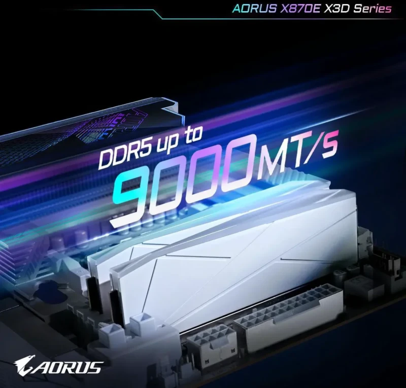 GIGABYTE X870E AORUS PRO X3D ICE AM5 AMD X870E ATX Motherboard - Image 10