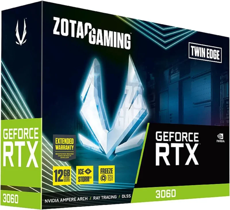 ZOTAC GAMING GeForce RTX 3060 Twin Edge 12GB GDDR6 192-bit 15 Gbps PCIE 4.0 Gaming Graphics Card, IceStorm 2.0 Cooling, Active Fan Control, FREEZE Fan Stop, ZT-A30600E-10M - Image 10