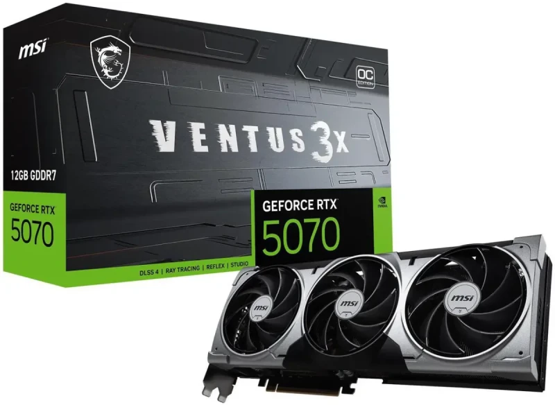 MSI Ventus GeForce RTX 5070 12GB GDDR7 PCI Express 5.0 Graphics Card RTX 5070 12G VENTUS 3X OC - Image 12