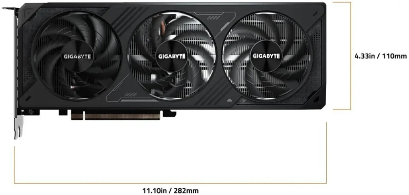 GIGABYTE WindForce GeForce RTX 5070 12GB GDDR7 PCI Express 5.0 ATX Graphics Card GV-N5070WF3-12GD - Image 6