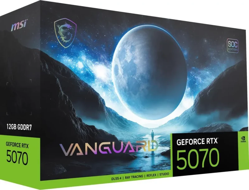 MSI VANGUARD GeForce RTX 5070 12GB GDDR7 PCI Express 5.0 Graphics Card RTX 5070 12G VANGUARD SOC - Image 12