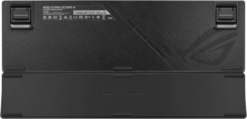 ASUS ROG Strix Scope II X 100% Gaming Keyboard, hot-swappable pre-lubed NX Snow V2 Mechanical switches, Multifunction Controls, PBT doubleshot keycaps, Silicone dampening Foam, and a Wrist Rest - Image 6