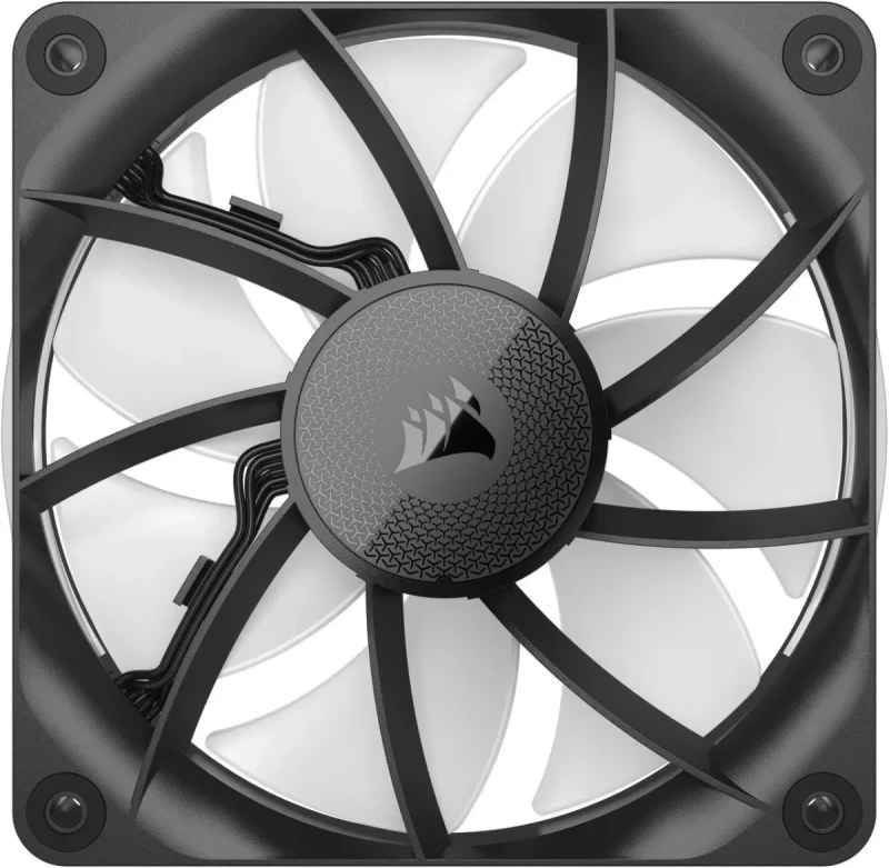 CORSAIR iCUE Link RX120 RGB 120mm PWM Fans with iCUE Link System Hub - Magnetic Dome Bearing - Triple Pack - Black - Image 11