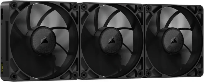 CORSAIR iCUE LINK RX120 MAX 120mm PWM Thick Fans - Starter Kit – High Static Pressure Fan  – Up to 2,000 RPM – 30mm Thickness – iCUE LINK System Hub Included - Image 2