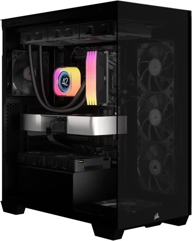 CORSAIR iCUE LINK RX120 MAX 120mm PWM Thick Fans - Starter Kit – High Static Pressure Fan  – Up to 2,000 RPM – 30mm Thickness – iCUE LINK System Hub Included - Image 14