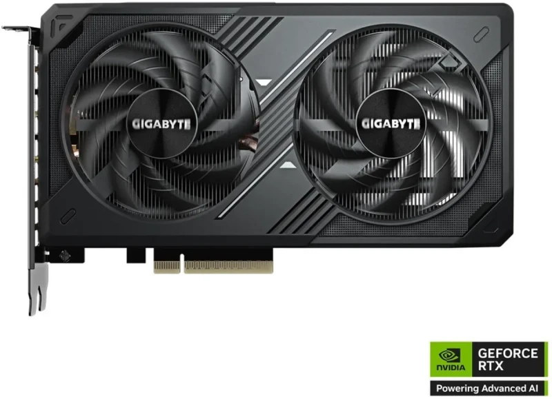 GIGABYTE WINDFORCE GeForce RTX 5060 8GB GDDR7 PCI Express 5.0 ATX Graphics Card GV-N5060WF2OC-8GD - Image 2