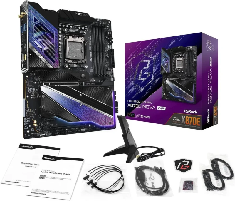 ASRock X870E NOVA WIFI AM5 AMD X870E ATX Motherboard - Image 9