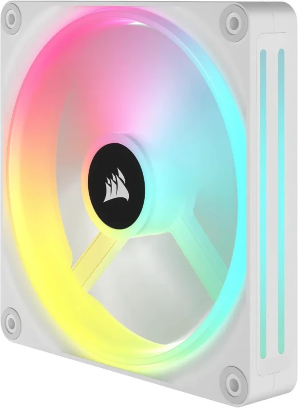 Corsair iCUE LINK QX140 RGB 140mm Magnetic Dome RGB Fans - Double Fan Starter Kit with iCUE LINK System Hub - White - Image 9