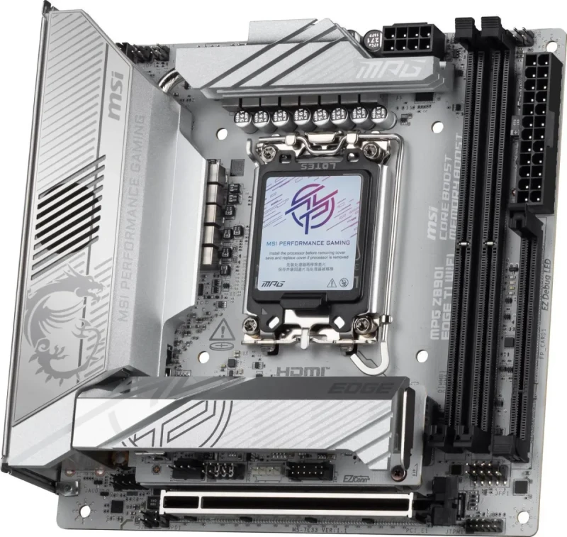 MSI MPG Z890I EDGE TI WIFI LGA 1851 Intel Z890 Mini ITX Motherboard - Image 5