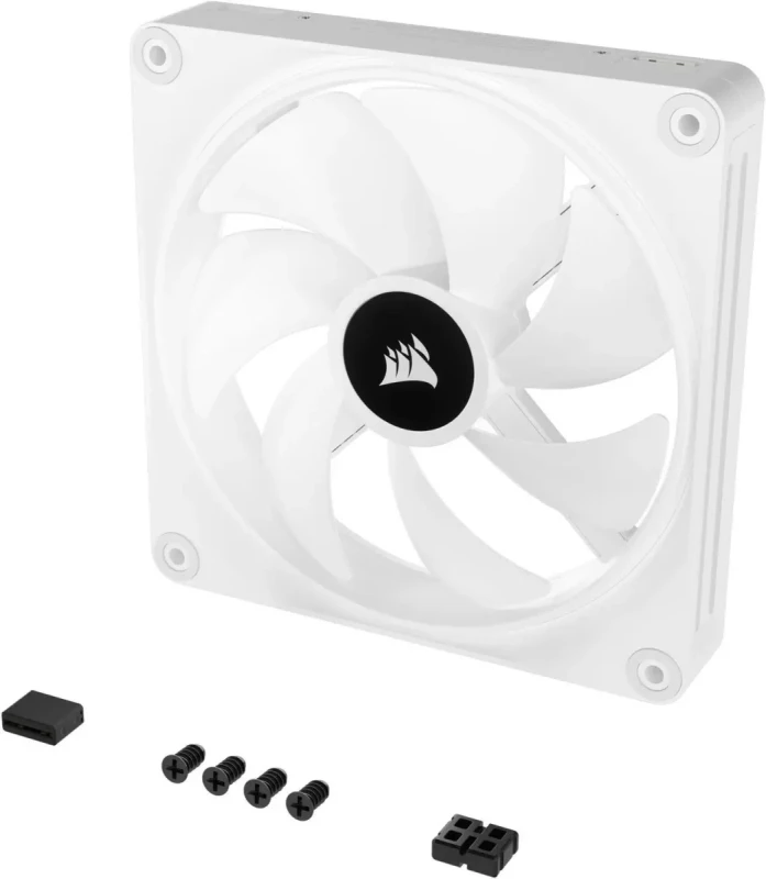 Corsair iCUE LINK QX140 RGB 140mm Magnetic Dome RGB Fans - Double Fan Starter Kit with iCUE LINK System Hub - White - Image 15