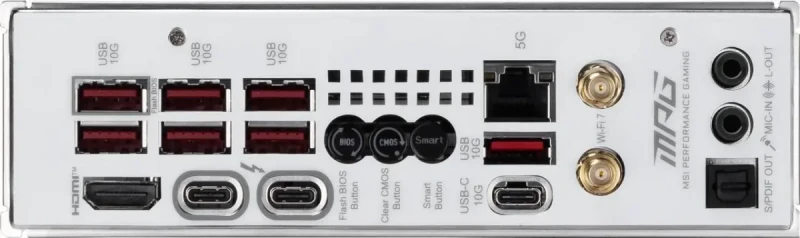 MSI MPG Z890I EDGE TI WIFI LGA 1851 Intel Z890 Mini ITX Motherboard - Image 8