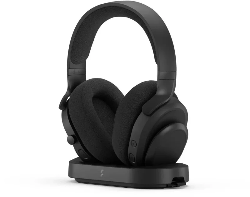 Fractal Design Scape Dark RGB Wireless Gaming Headset w/ Immersive Audio, USB Dongle & BT 5.3, Charging Stand, 40-Hr Battery, compatible with PC, Mac, PS4, PS5, Switch, Mobile - Black (FD-HS-SCA1-01) - Image 3