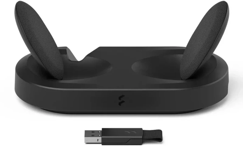 Fractal Design Scape Dark RGB Wireless Gaming Headset w/ Immersive Audio, USB Dongle & BT 5.3, Charging Stand, 40-Hr Battery, compatible with PC, Mac, PS4, PS5, Switch, Mobile - Black (FD-HS-SCA1-01) - Image 7