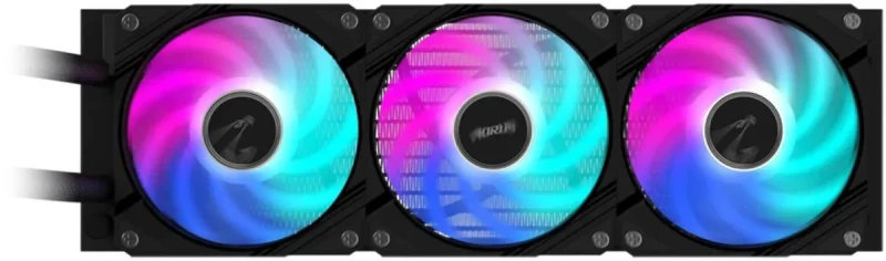 AORUS WATERFORCE II 360 Liquid CPU Cooler, 360mm Radiator with 3x120mm low noise ARGB Fans, compatible with Intel LGA1700, 1851 and AMD AM5 (GP-AORUS WATERFORCE II 360 G2) - Image 3