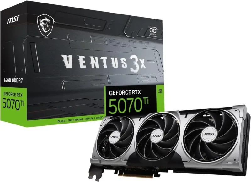 MSI Ventus GeForce RTX 5070 Ti 16GB GDDR7 PCI Express 5.0 Graphics Card RTX 5070 TI 16G VENTUS 3X OC - Image 11