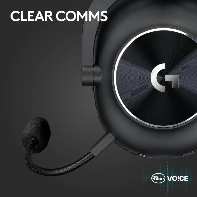 Logitech G PRO X2 LIGHTSPEED Wireless Gaming Headset, Detachable Boom Mic, 50mm Graphene Drivers, DTS:X Headphone 2.0—7.1 Surround, Bluetooth/USB/3.5mm Aux, for PC, PS5, PS4, Nintendo Switch - Black - Image 7