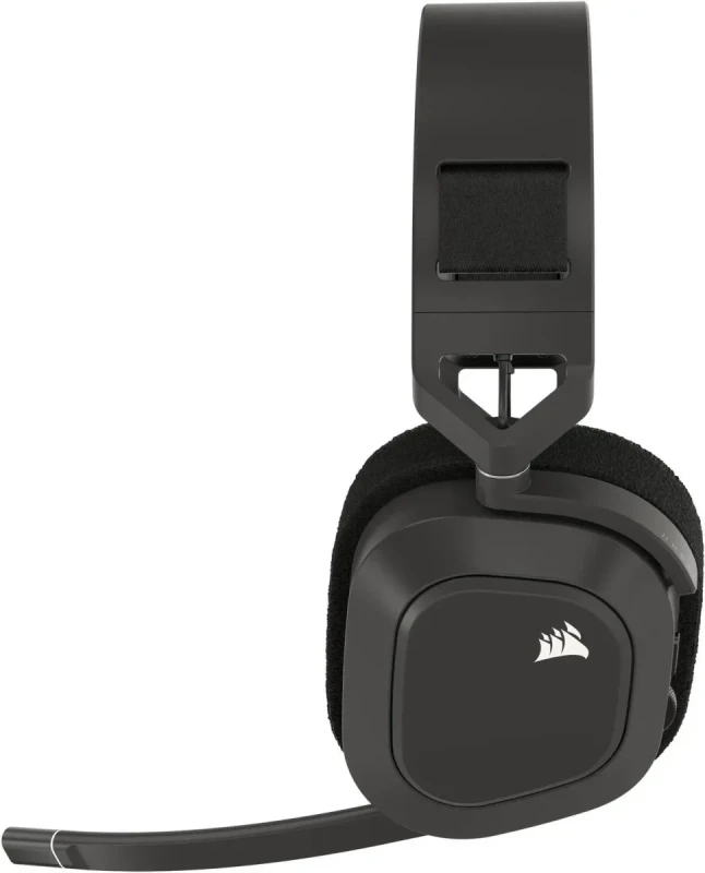 Corsair HS80 MAX Wireless Multiplatform Gaming Headset with Bluetooth - Dolby Atmos - Broadcast Quality Microphone - iCUE Compatible - PC, Mac, PS5, PS4, Mobile - Steel Gray - Image 12